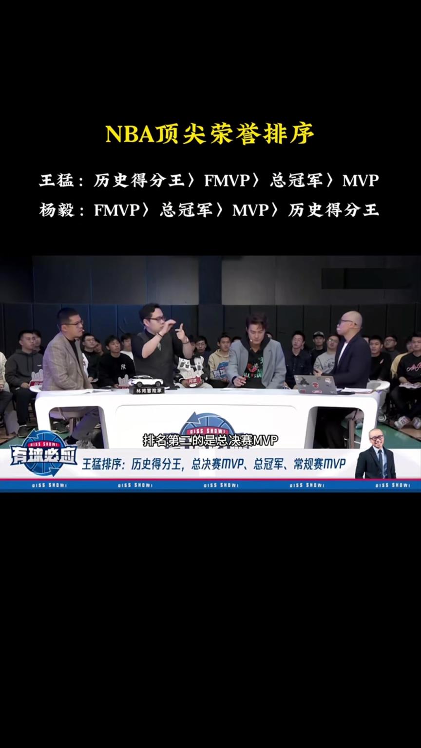 歷史得分王&FMVP&MVP&總冠軍的排序！楊毅：歷史得分王最后！